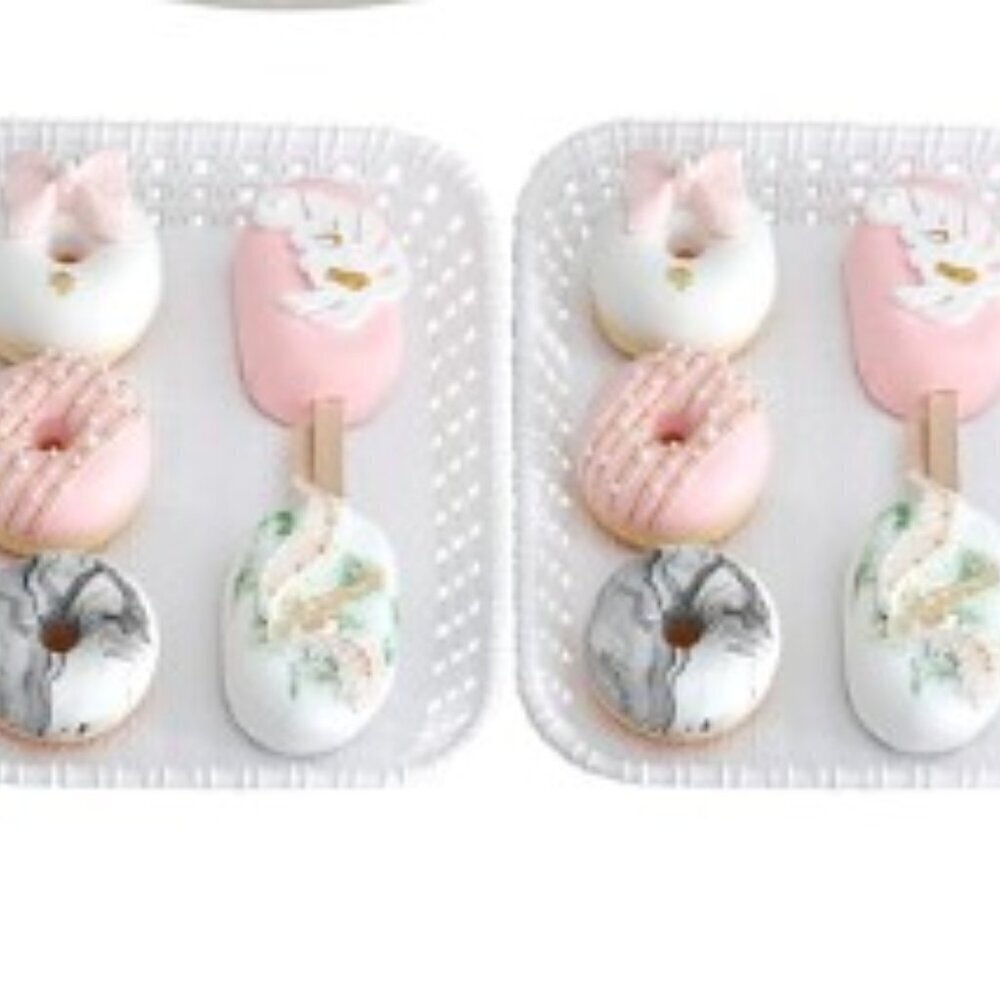 3 PCS CUPCAKE HOLDER, FRUIT DESSERT DISPLAY PLATES  WEDDING BIRTHDAY BABY SHOWER